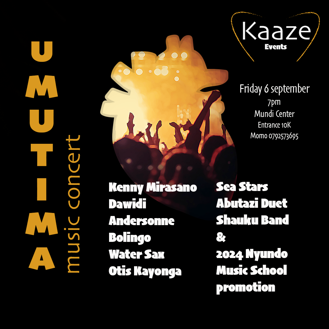 Umutima Charity Concert is a Kaaze Events initiative bringing artists and audiences together through music to support children and communities in need.